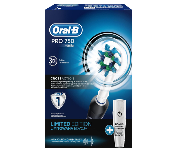 Oral-B Pro 750 Black - 320203 - zdjęcie 3